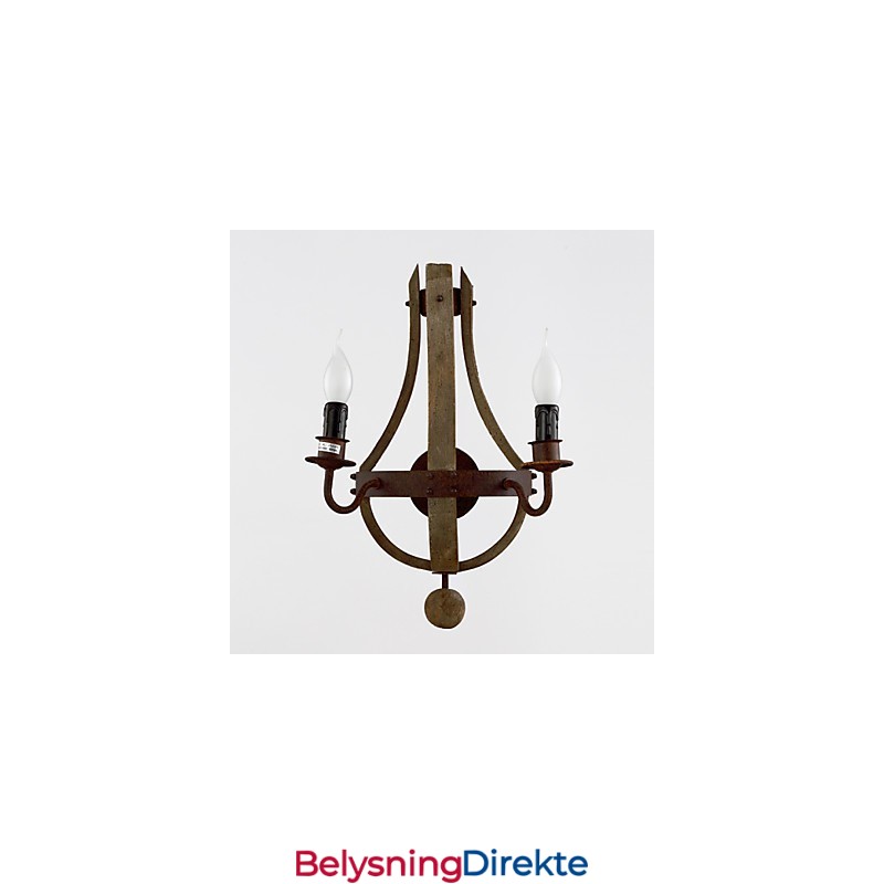 Mini-Vegglampetter I Rustikk Hyttestil I Tre, Bambus