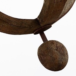 Mini-Vegglampetter I Rustikk Hyttestil I Tre, Bambus