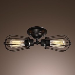 2-Lysende Gyllen Vegglampe I Antikk Stil