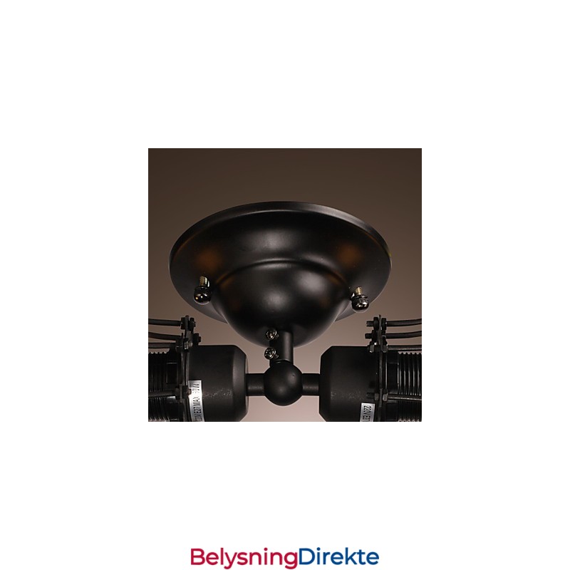 2-Lysende Gyllen Vegglampe I Antikk Stil