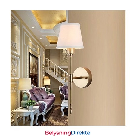 Vegglampetter I Ministil, Tradisjonell, Klassisk Metall