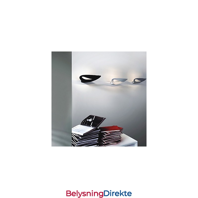 Kunstnerisk Vegglampe Med 1 Lys I Svart-Hvitt