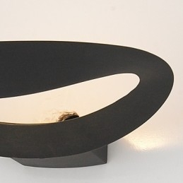 Kunstnerisk Vegglampe Med 1 Lys I Svart-Hvitt