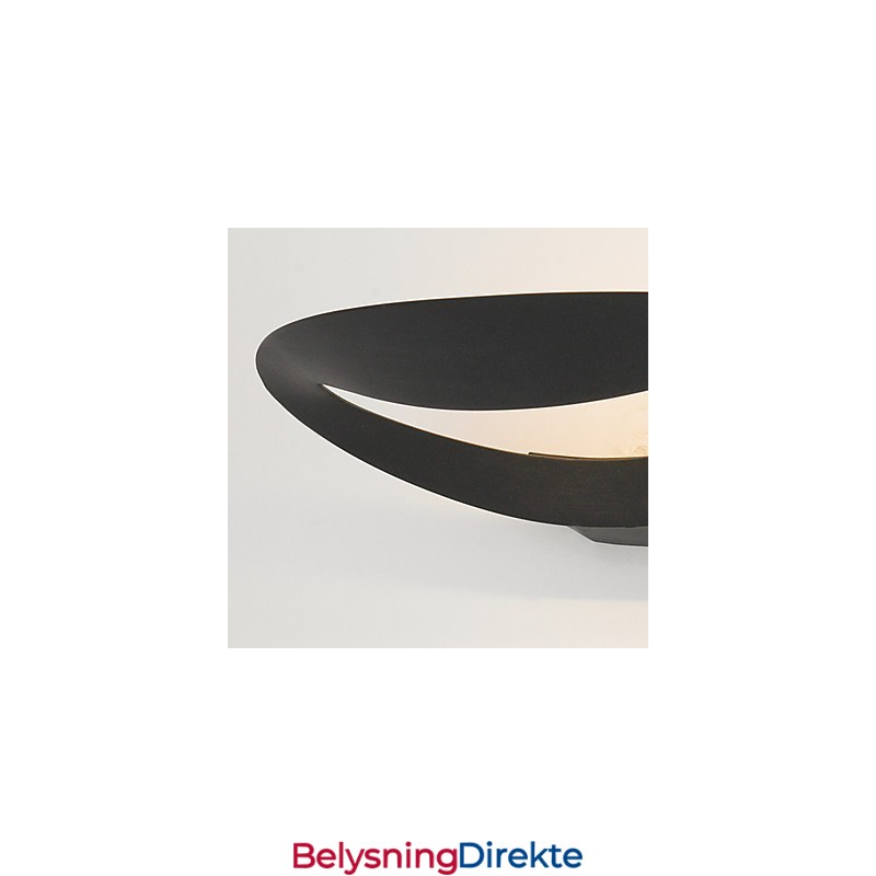 Kunstnerisk Vegglampe Med 1 Lys I Svart-Hvitt