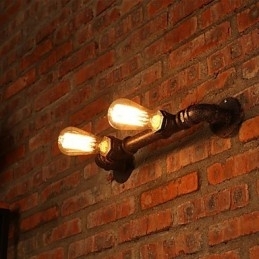 Vegglampetter I Ministil I Rustikk Metall I Hyttestil