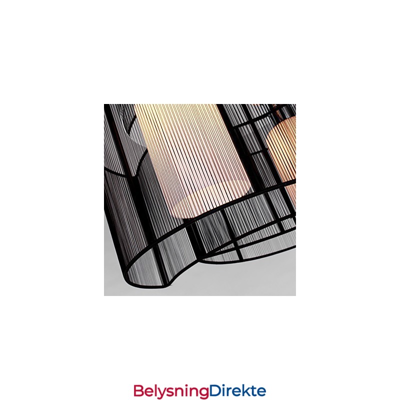 Taklampe Moderne Design 2 Lys Svart