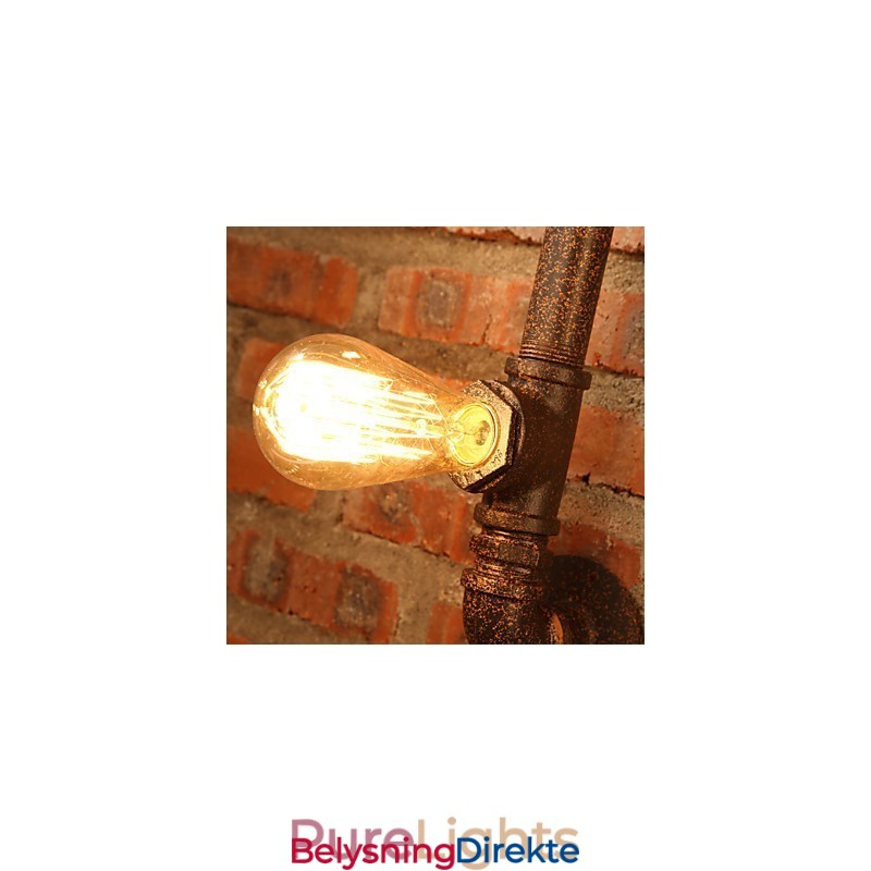 Vegglampetter I Ministil I Rustikk Metall I Hyttestil