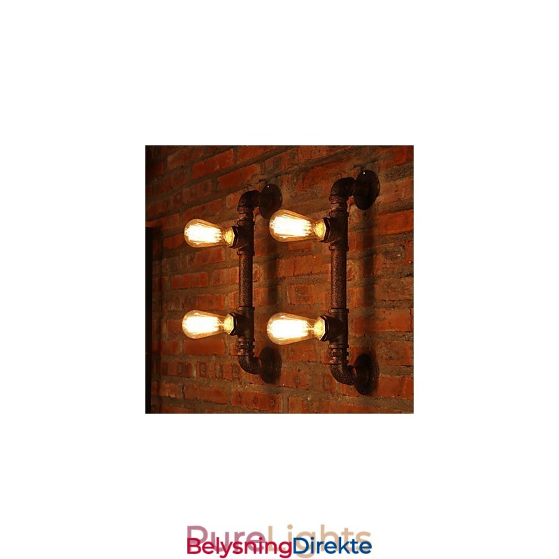 Vegglampetter I Ministil I Rustikk Metall I Hyttestil