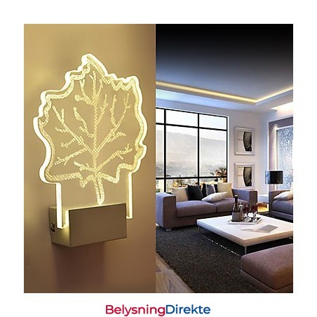 Akryl Vegglampe Pvc Lampelampe Chip Moderne Samtids Metall