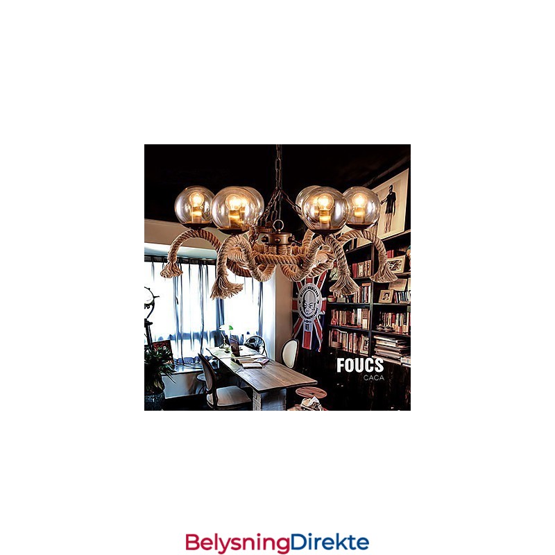 Lysekrone I Ministil I Vintage-Metall