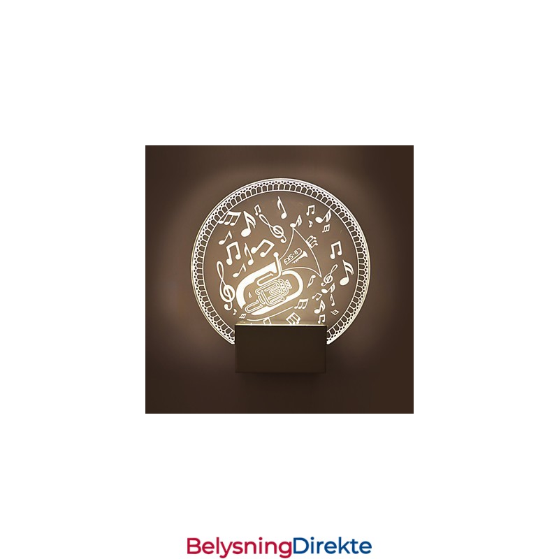 Akryl Vegglampe Pvc Vegglampe Moderne Samtids Metall