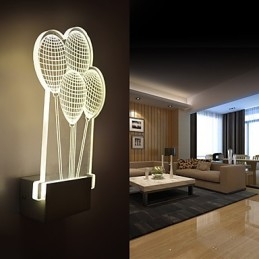 Akryl Vegglampe Pvc Vegglampe Moderne Samtids Metall