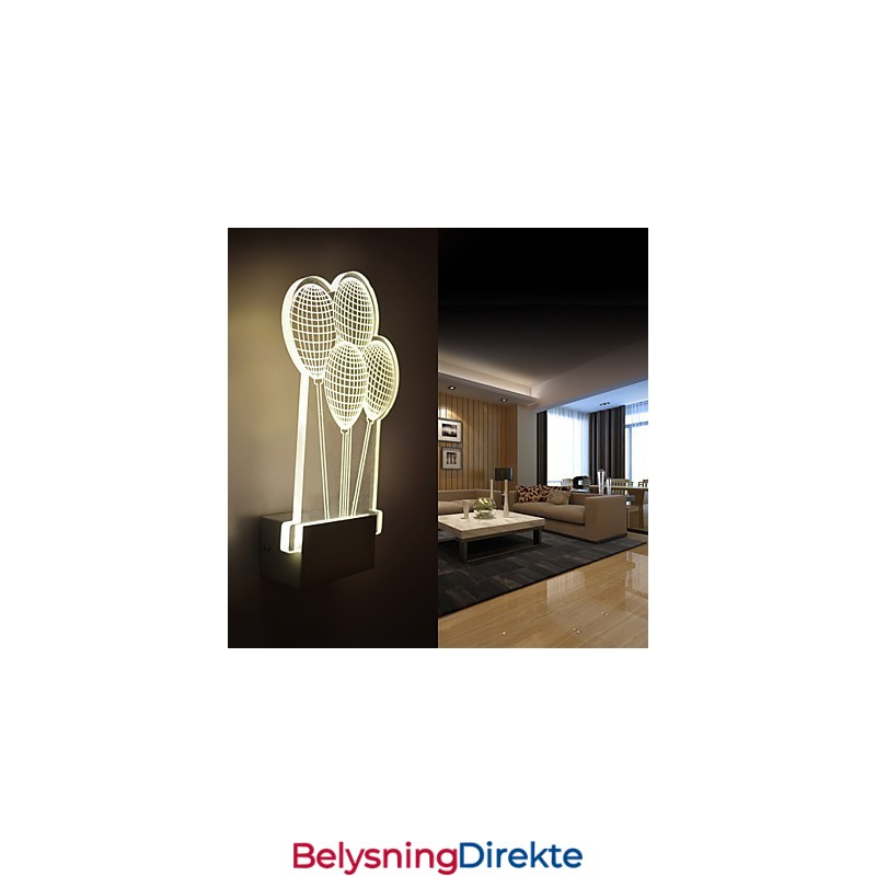 Akryl Vegglampe Pvc Vegglampe Moderne Samtids Metall