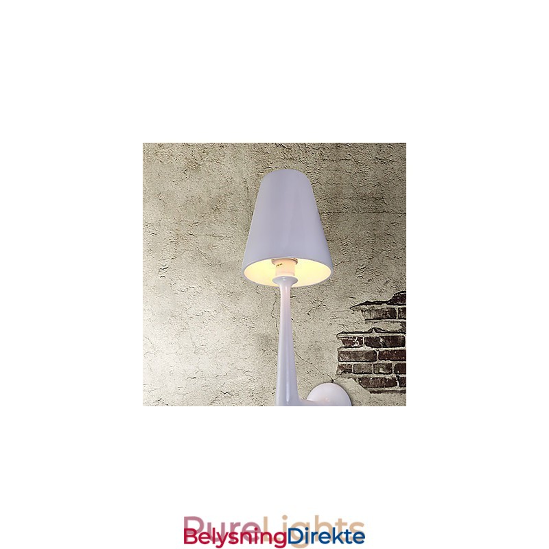 Continental Lron Enkel Vegglampe Hotellvegglampe