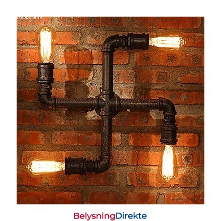 Vegglampetter I Ministil I Rustikk Metall I Hyttestil