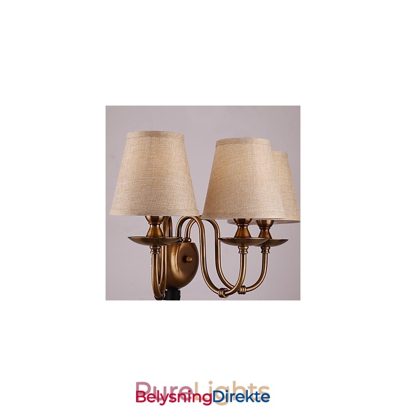 Vegglampetter Lesevegglamper Mini-Stil Rustikk Lodge Metall