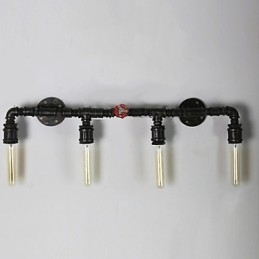 Mini-Vegglampe I Rustikt Metall I Hyttestil