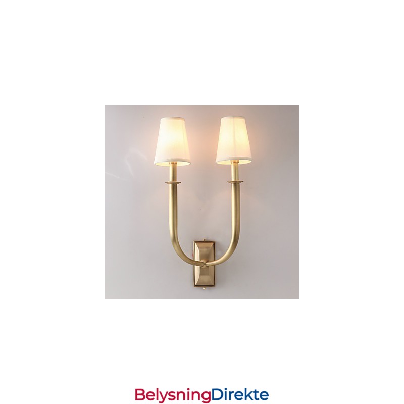 Mini-Vegglampe I Landlig Metall