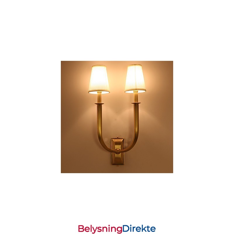 Mini-Vegglampe I Landlig Metall