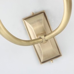 Mini-Vegglampe I Landlig Metall