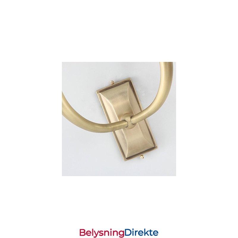 Mini-Vegglampe I Landlig Metall