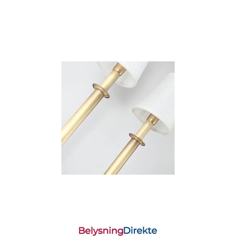 Mini-Vegglampe I Landlig Metall