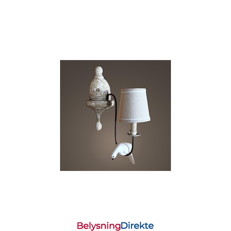 Mini-Vegglampetter I Landlig Tre, Bambus