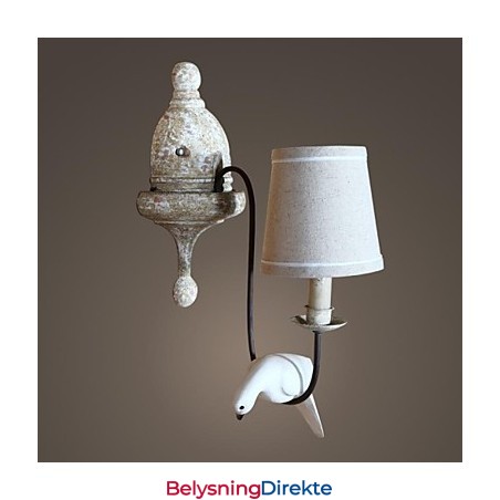 Mini-Vegglampetter I Landlig Tre, Bambus