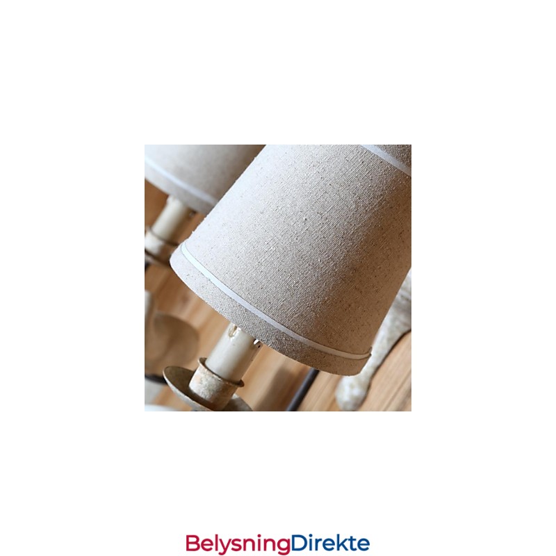 Mini-Vegglampetter I Landlig Tre, Bambus