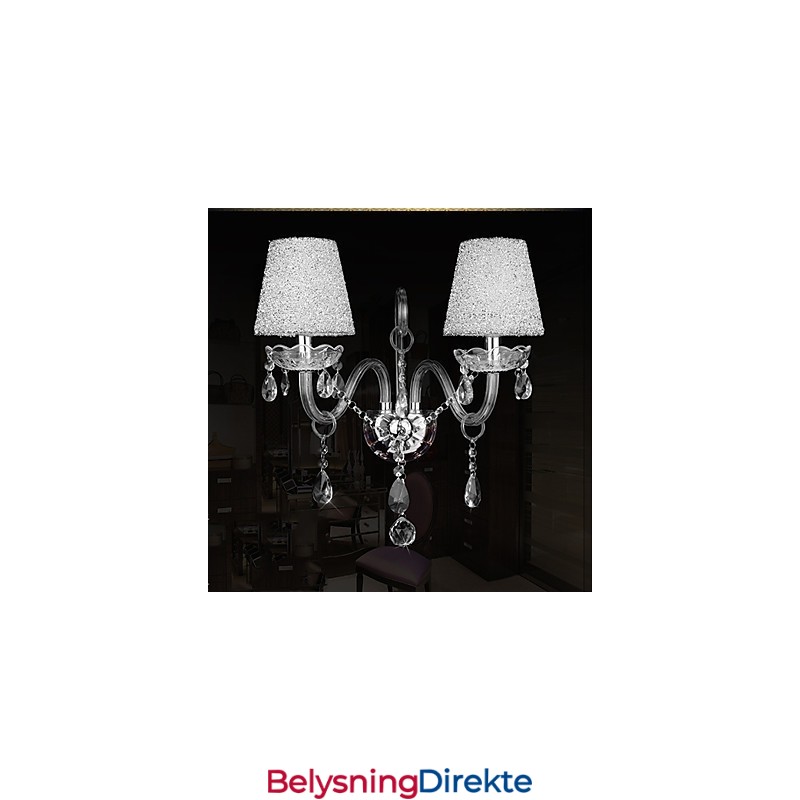 Krystallvegglampetter Tradisjonelle Klassiske Glass