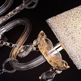 Krystallvegglampetter Tradisjonelle Klassiske Glass