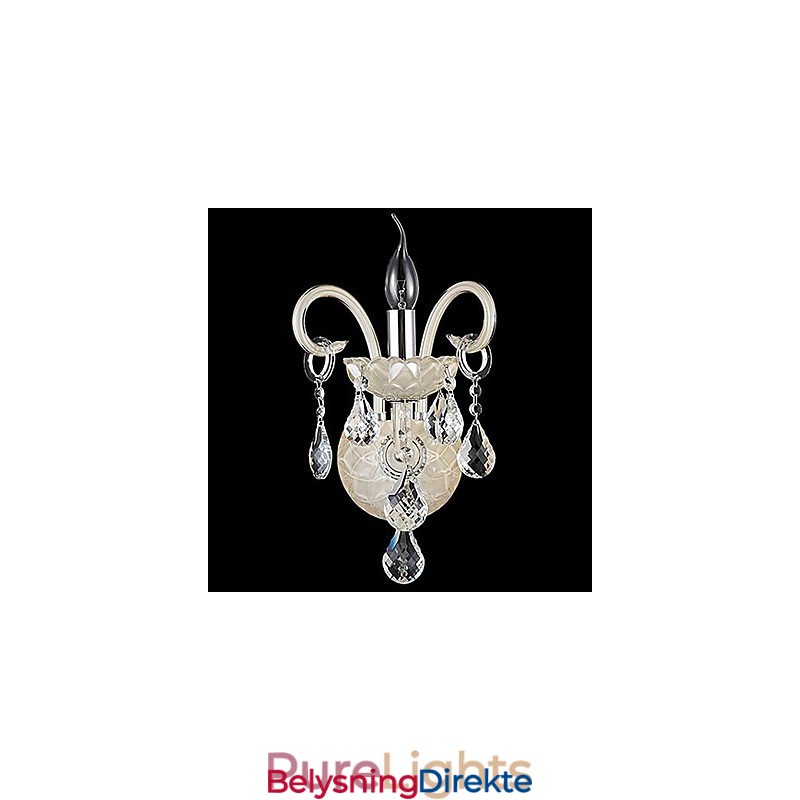 Krystallvegglamper Utendørs Vegglamper Stearinlys Vegglamper Lesevegglamper Moderne Samtids Metall