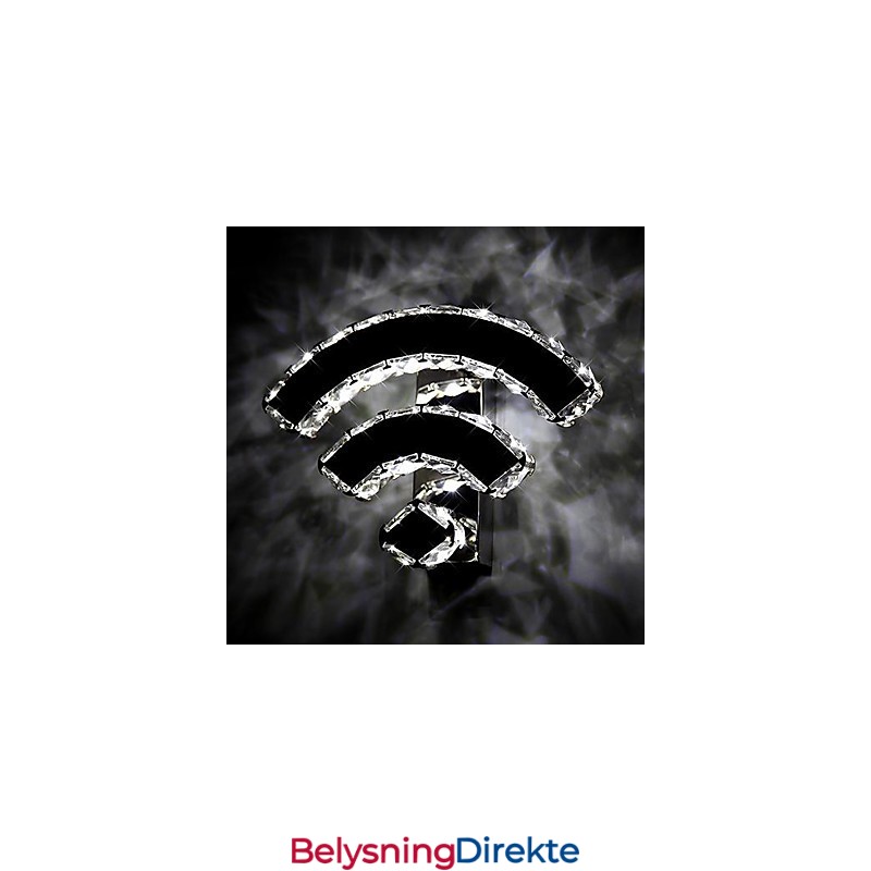 Krystall Vegglampe Moderne Samtids Metall