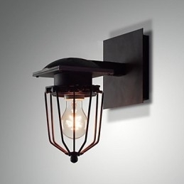 Retro Smijerns Vegglamper, Antikk Vegglampe Med Ett Hode, Minneslampe, Loftslampe I Amerikansk Jern, Vintage Vegglampe I Liten Størrelse