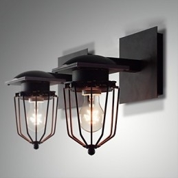 Retro Smijerns Vegglamper, Antikk Vegglampe Med Ett Hode, Minneslampe, Loftslampe I Amerikansk Jern, Vintage Vegglampe I Liten Størrelse