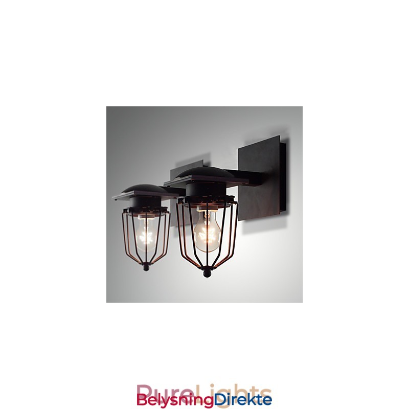 Retro Smijerns Vegglamper, Antikk Vegglampe Med Ett Hode, Minneslampe, Loftslampe I Amerikansk Jern, Vintage Vegglampe I Liten Størrelse