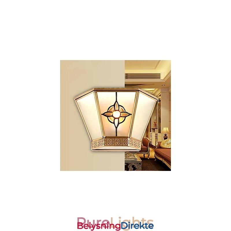 Vegglampetter I Ministil, Tradisjonell, Klassisk Metall