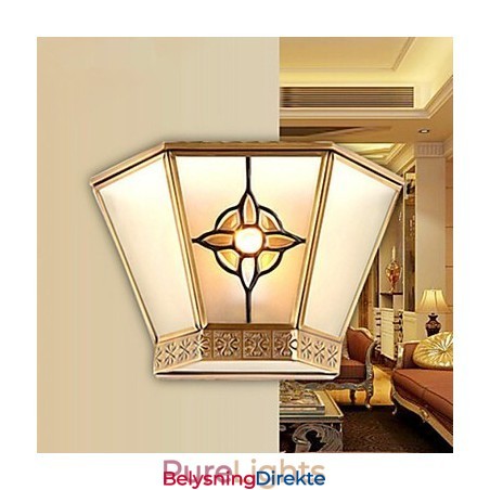 Vegglampetter I Ministil, Tradisjonell, Klassisk Metall