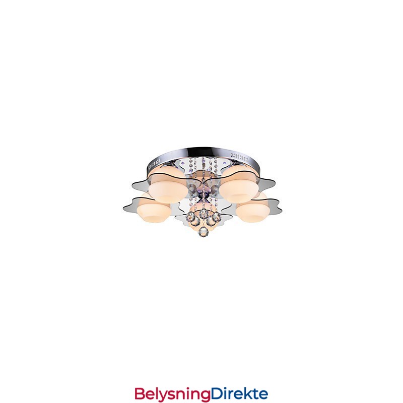 Fjernstyrt 5 Lys Med Blårød Moderne Taklampe For Innfelling