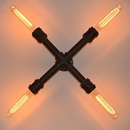 Industriell Retro Rørvegg