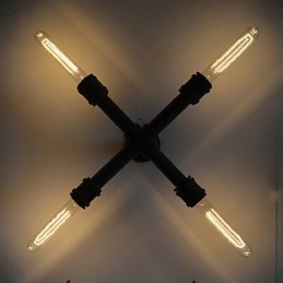 Industriell Retro Rørvegg