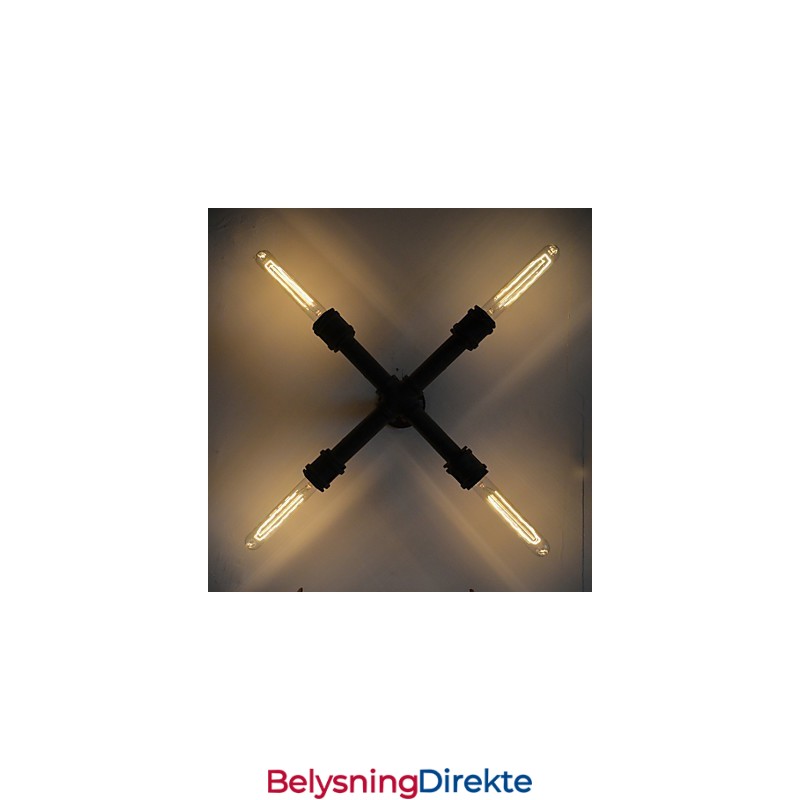 Industriell Retro Rørvegg