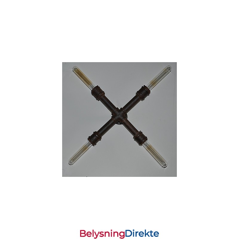 Industriell Retro Rørvegg