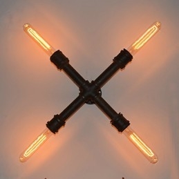 Industriell Retro Rørvegg