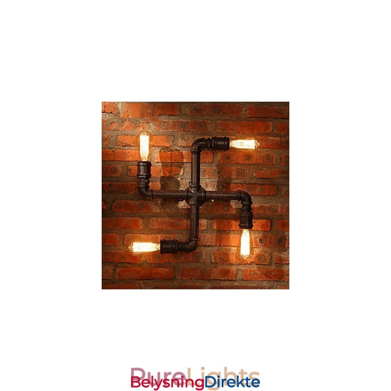 Vegglampetter I Ministil I Rustikk Metall I Hyttestil