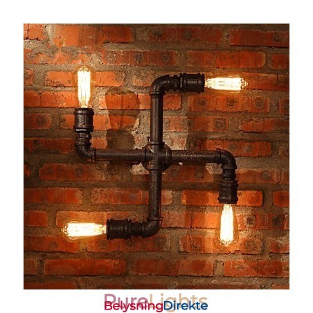 Vegglampetter I Ministil I Rustikk Metall I Hyttestil