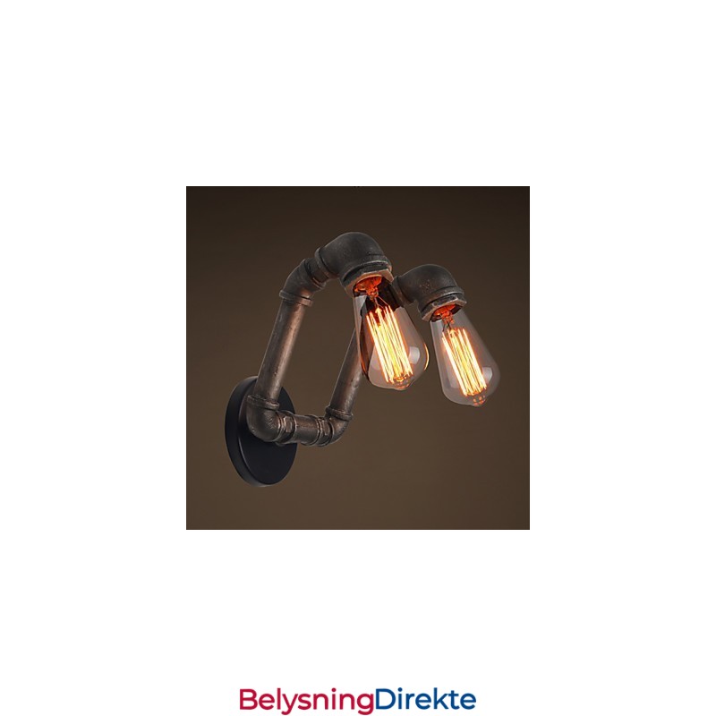 Retro Metallvegglampe Til Kafé