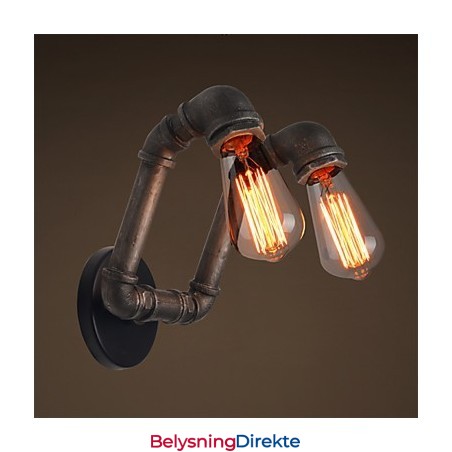 Retro Metallvegglampe Til Kafé