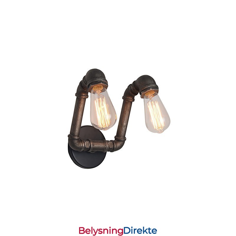 Retro Metallvegglampe Til Kafé