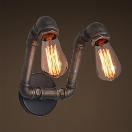 Retro Metallvegglampe Til Kafé